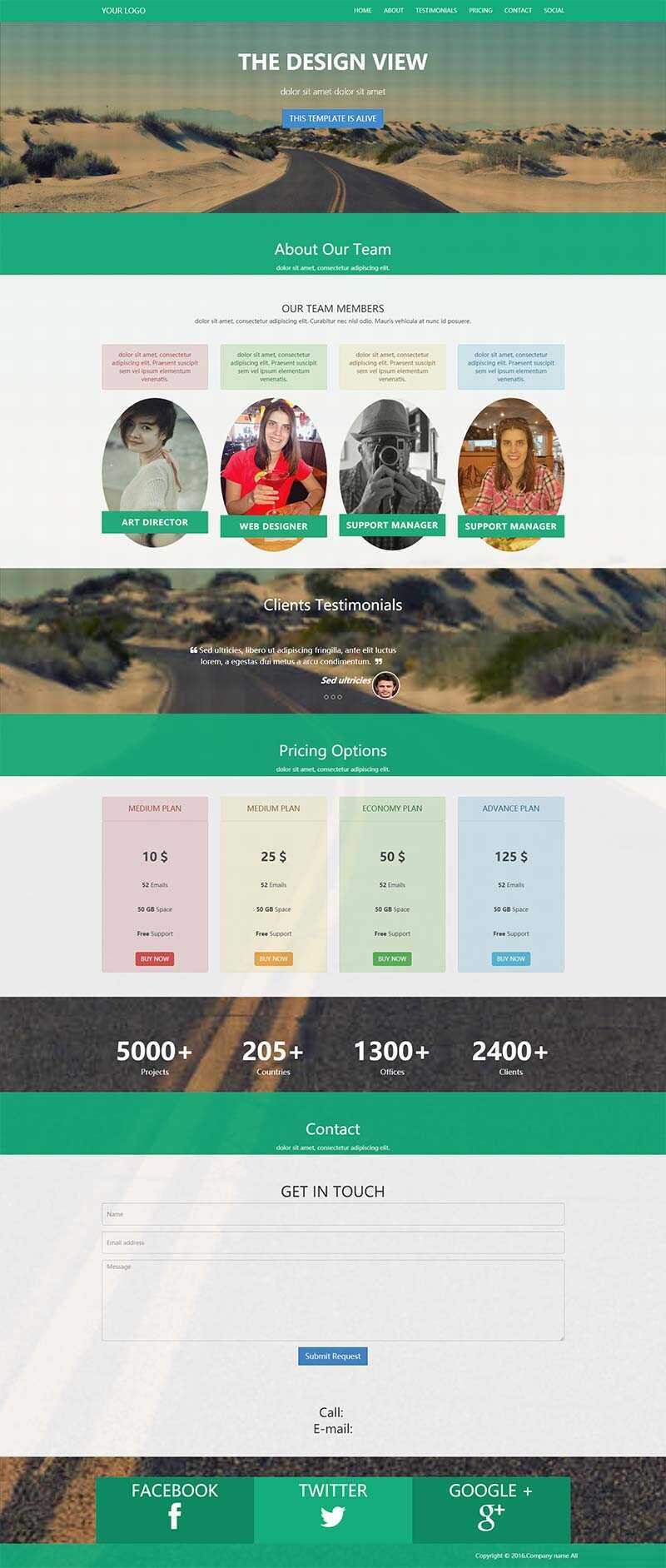绿色企业邮箱销售单页面网站HTML5模板 - 小辰精品|源码站™