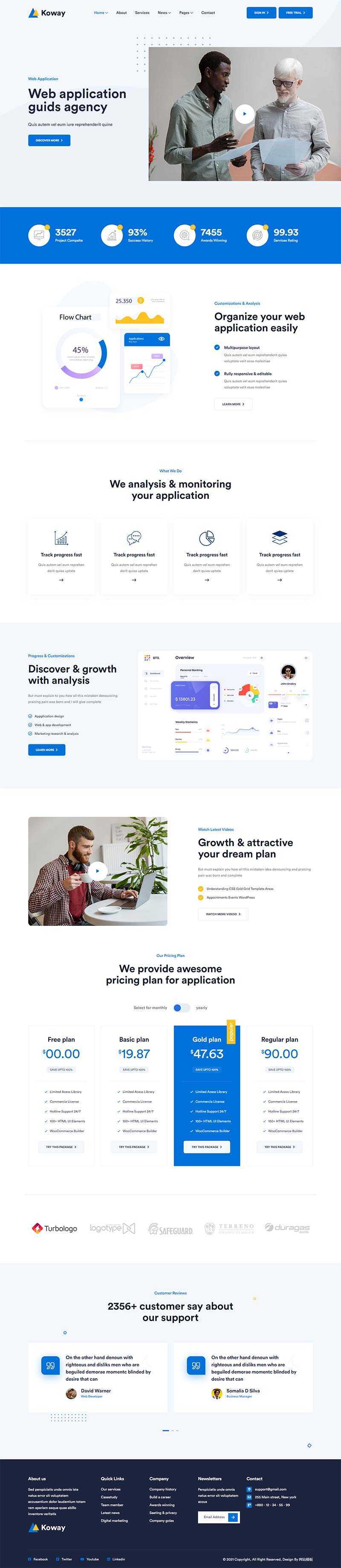 bootstrap多功能IT软件技术公司官网html模板 - 小辰精品|源码站™