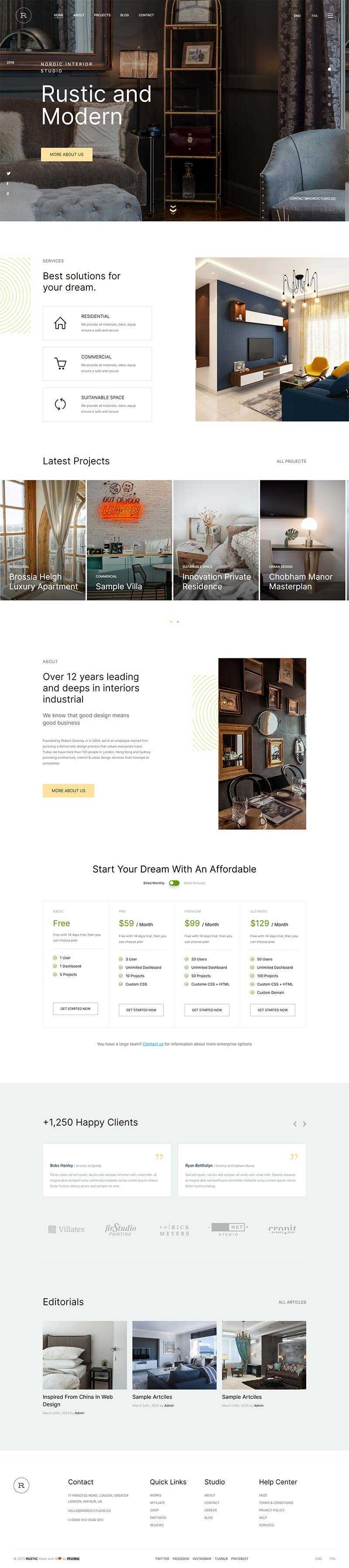 Bootstrap5多用途的企业展示网站html5模板 - 小辰精品|源码站™