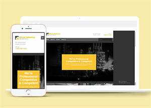 企业大客户HTML5网站模板下载 - 小辰精品|源码站™