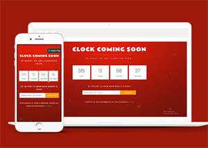 宽屏新年倒计时类网站模板下载 - 小辰精品|源码站™