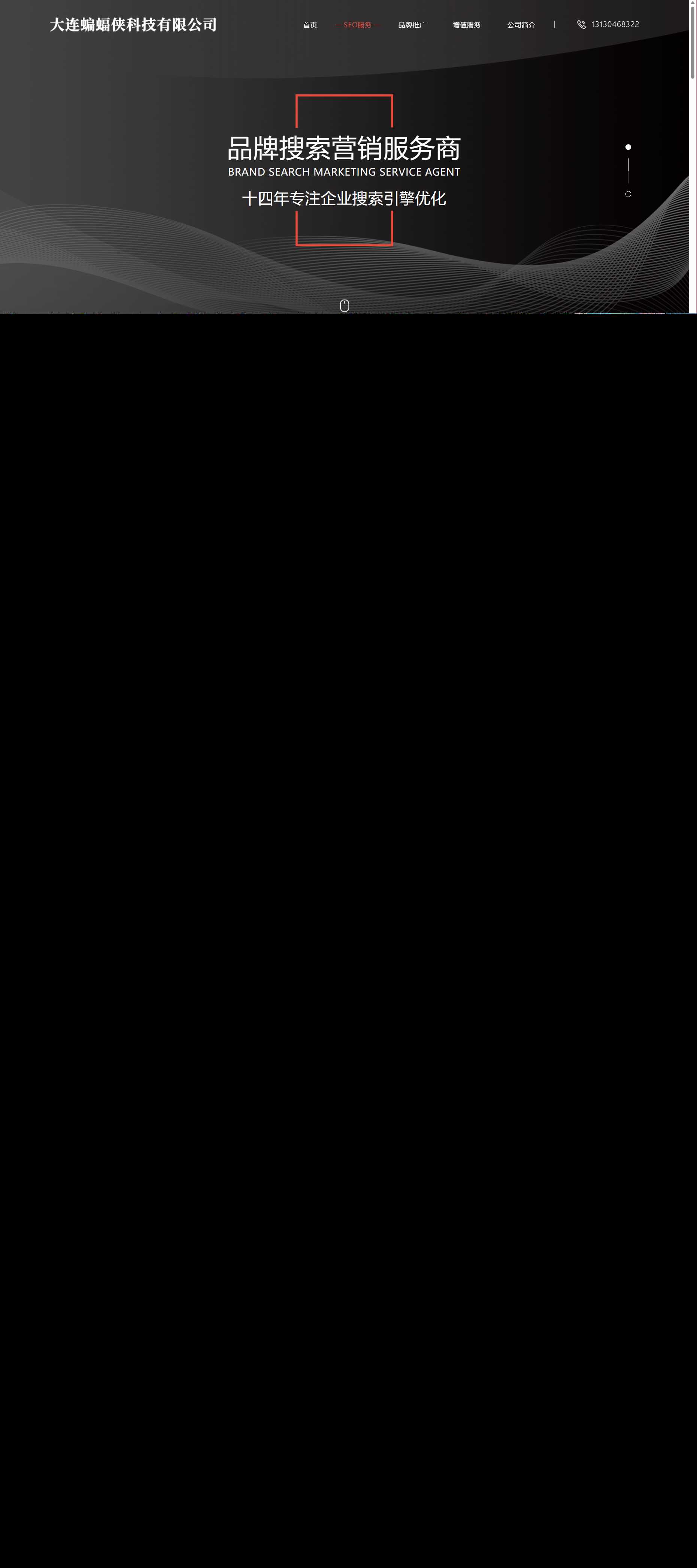 分享一套简洁大气且好看的排名seo官网源码 - 小辰精品|源码站™