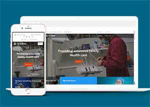 宽屏牙科诊所医疗网站模板下载 - 小辰精品|源码站™