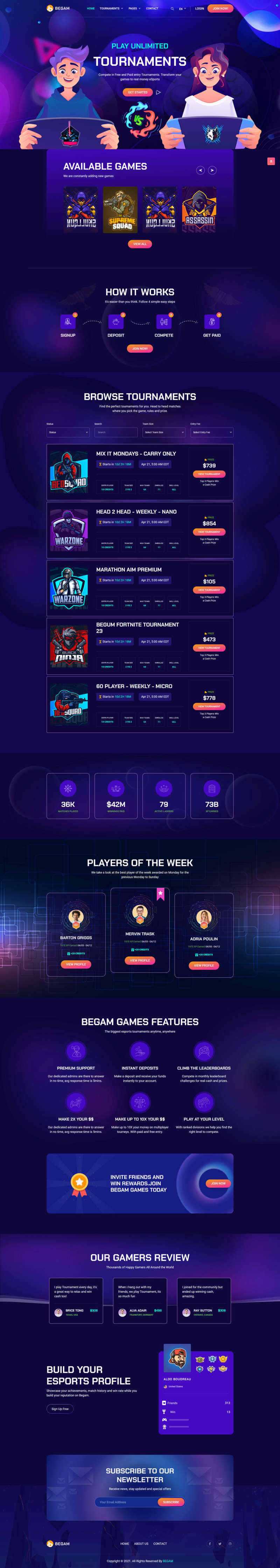 响应式的电子游戏产品销售平台HTML模板 - 小辰精品|源码站™