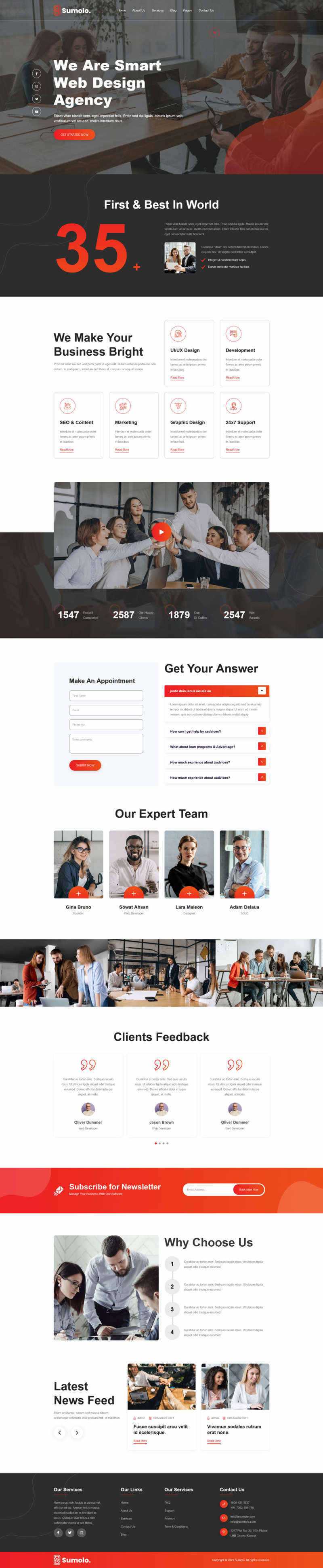 web软件应用开发公司官网html5模板 - 小辰精品|源码站™
