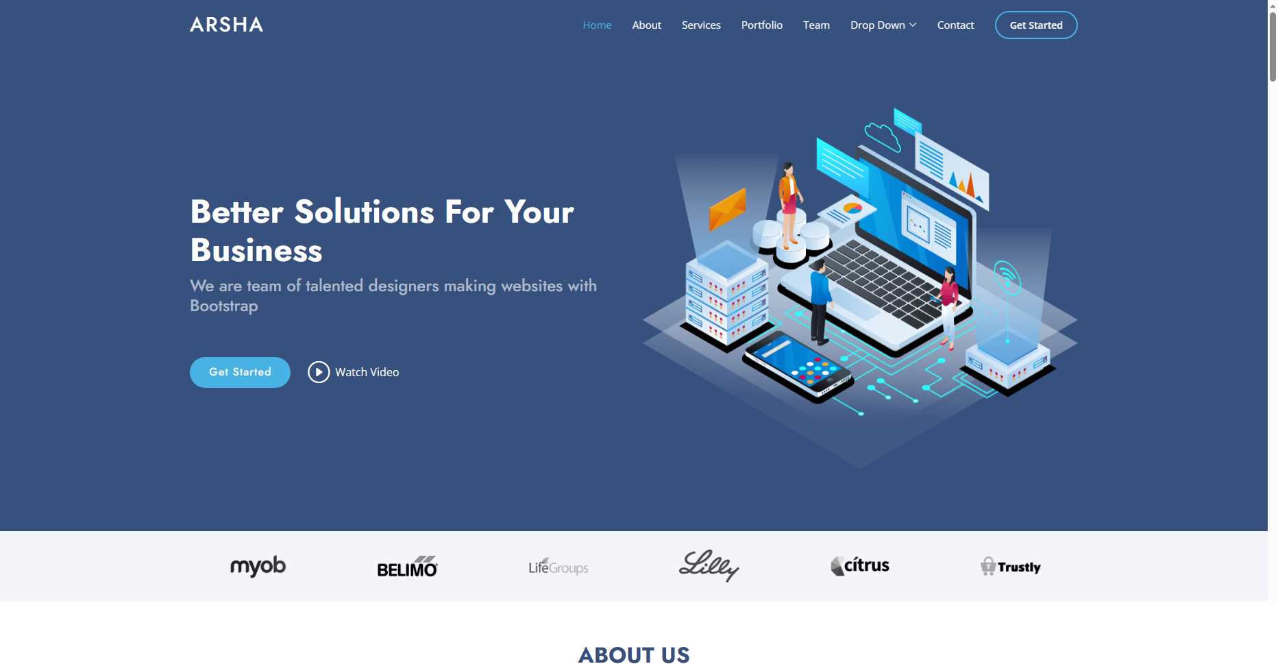 bootstrap模板分享可用于企业站等多种网站都实用 - 小辰精品|源码站™