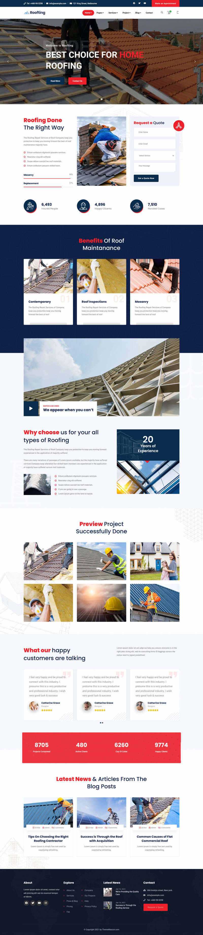 Bootstrap响应式的房屋建筑工程企业html模板 - 小辰精品|源码站™