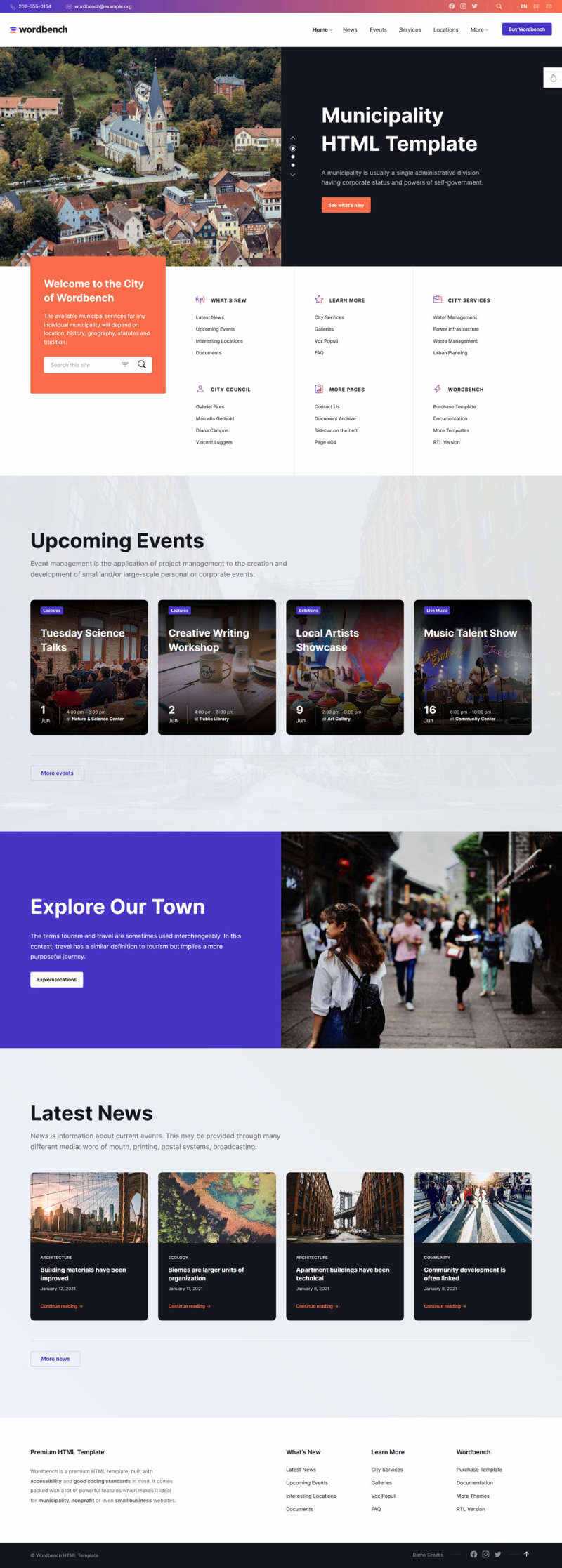 响应式本地生活社区类网页html模板 - 小辰精品|源码站™