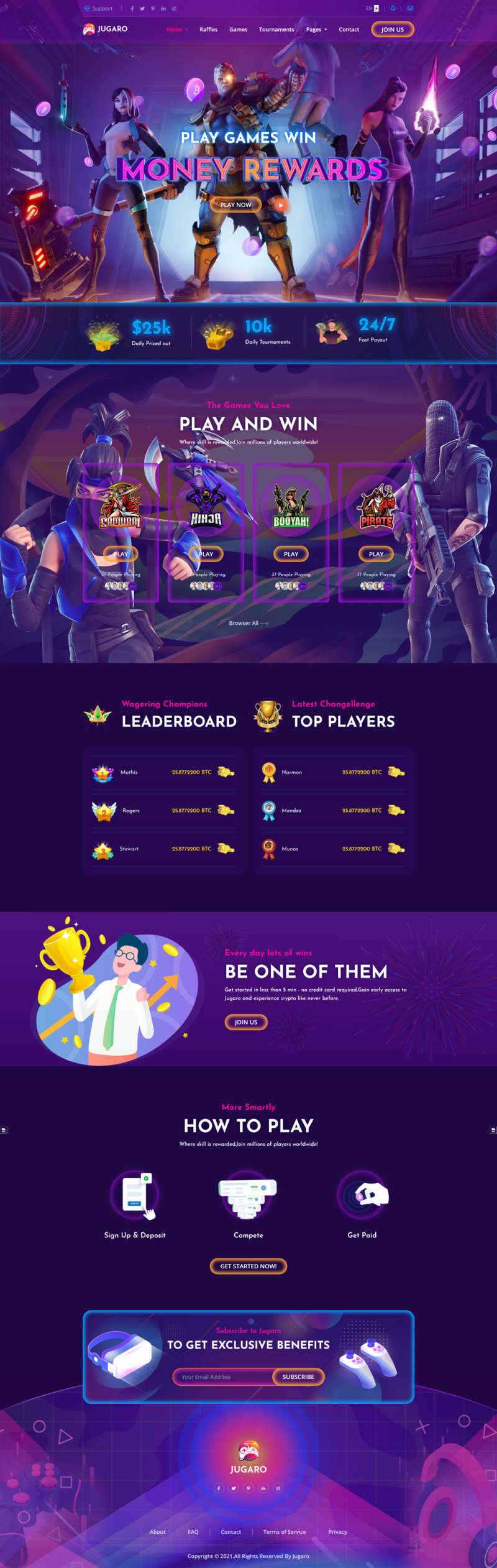 bootstrap响应式电子竞技游戏官网HTML模板 - 小辰精品|源码站™