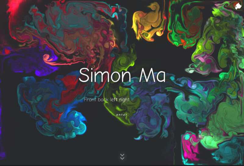 炫彩流光下拉翻页引导页html模板 - 小辰精品|源码站™