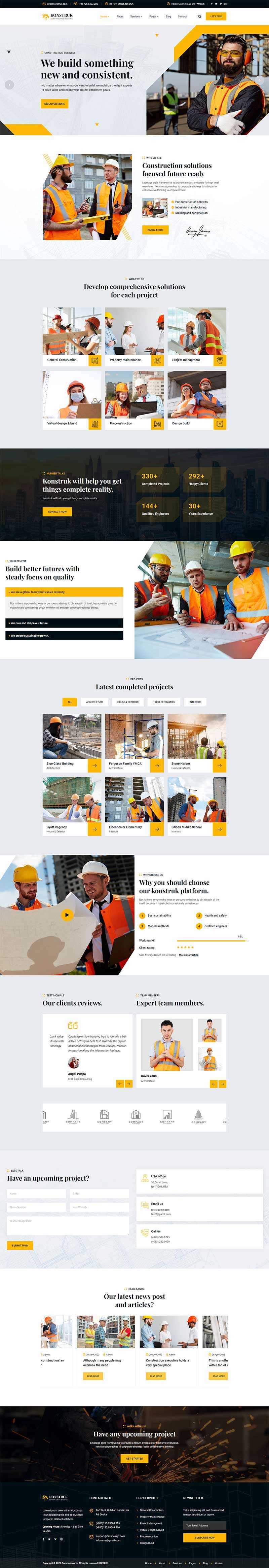 城市开发运营建筑公司网站html模板 - 小辰精品|源码站™