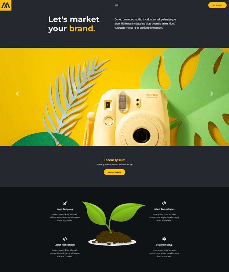 品牌营销策划服务公司网站html5模板 - 小辰精品|源码站™