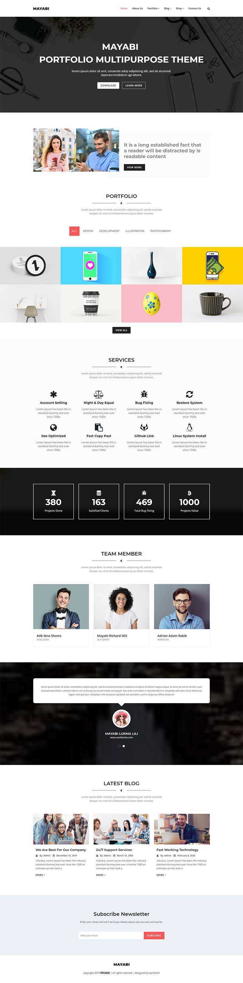 响应式多用途的公司业务展示HTML5模板 - 小辰精品|源码站™