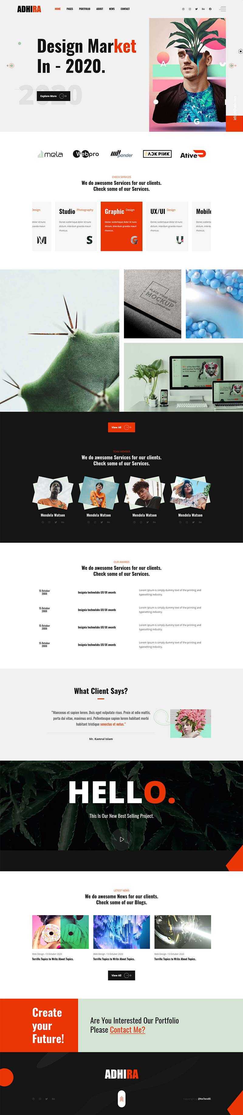 Bootstrap响应式企业宣传主题网站HTML模板 - 小辰精品|源码站™