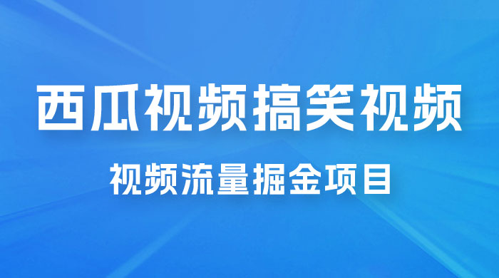 全新蓝海，西瓜视频流量掘金项目，简单上手适合 0 基础小白，暴力玩法日入 500+ - 小辰精品|源码站™