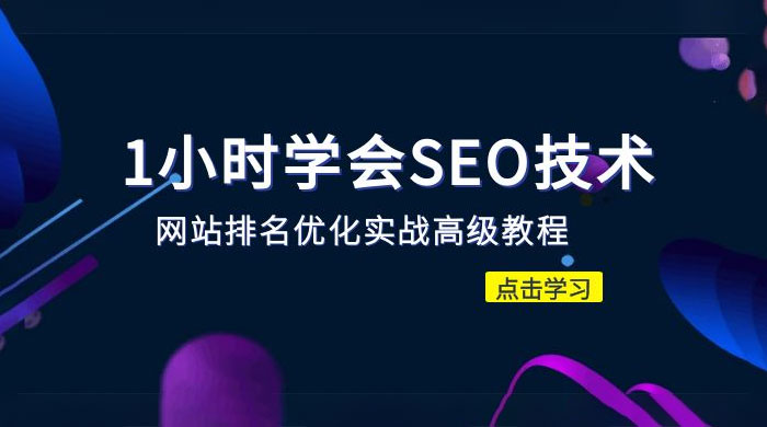 1 小时学会 SEO 技术：网站排名优化实战高级教程，秒杀市面 95% 收费几千的 SEO 教程 - 小辰精品|源码站™