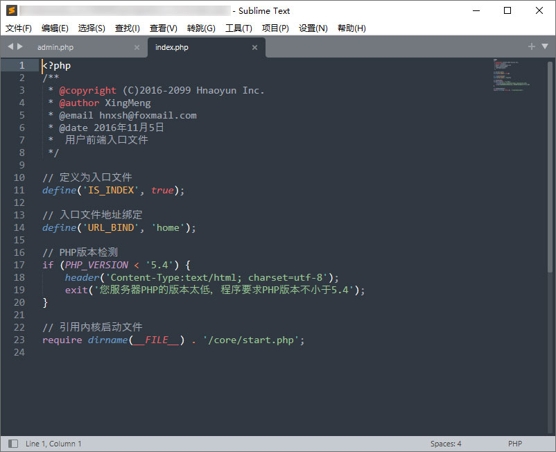 代码编辑器 Sublime Text v4.0 Build 4148 中文绿色版 - 小辰精品|源码站™
