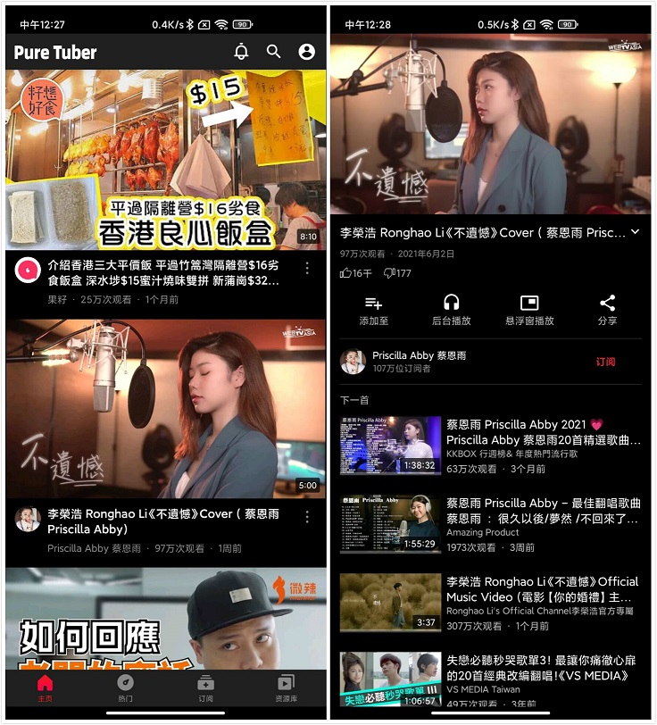 油管纯净版 Pure Tuber v2.15.20.103 解锁VIP - 小辰精品|源码站™