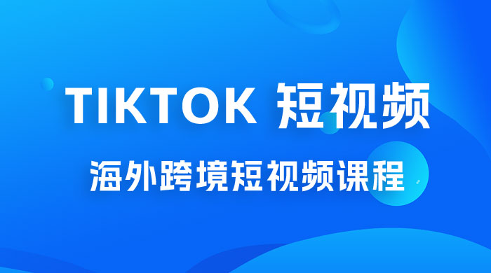 2023 TikTok 短视频底层实战：海外跨境短视频课程，实战即真理 - 小辰精品|源码站™